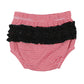 Bulldog Pride Applique Ruffle Diaper Cover Set