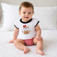 Bulldog Pride Applique Ruffle Diaper Cover Set