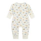 Whale Tales Zip Playsuit - Ivory