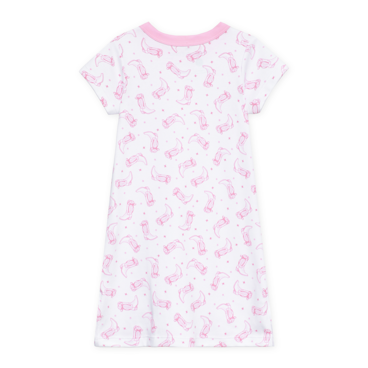 Darling Cowboy Boots Nightdress - Pink