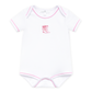Darling Cowboy Boots Hand-Embroidered Bodysuit - Pink