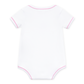 Darling Cowboy Boots Hand-Embroidered Bodysuit - Pink