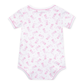 Darling Cowboy Boots Print Bodysuit - Pink