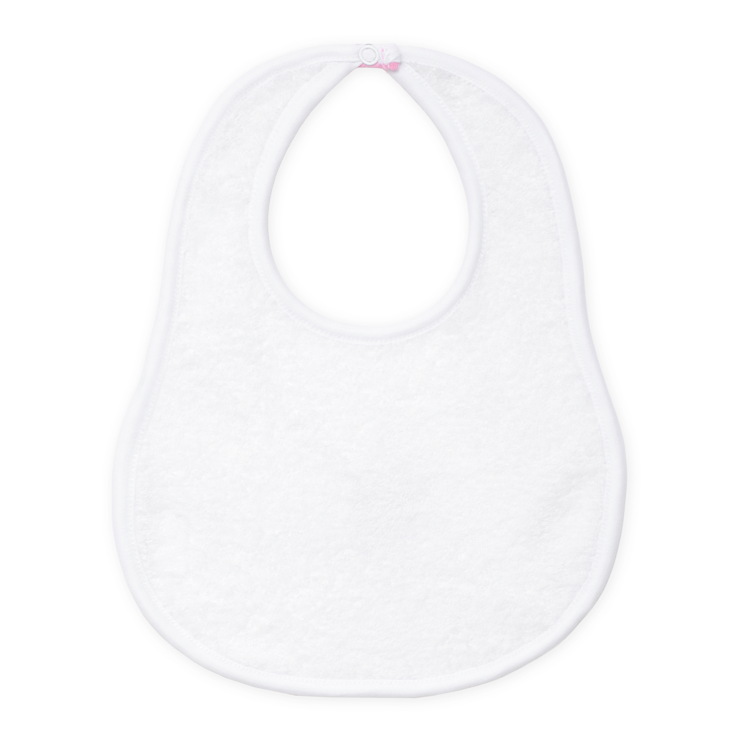 Darling Cowboy Boots Hand-Embroidered Bib - Pink