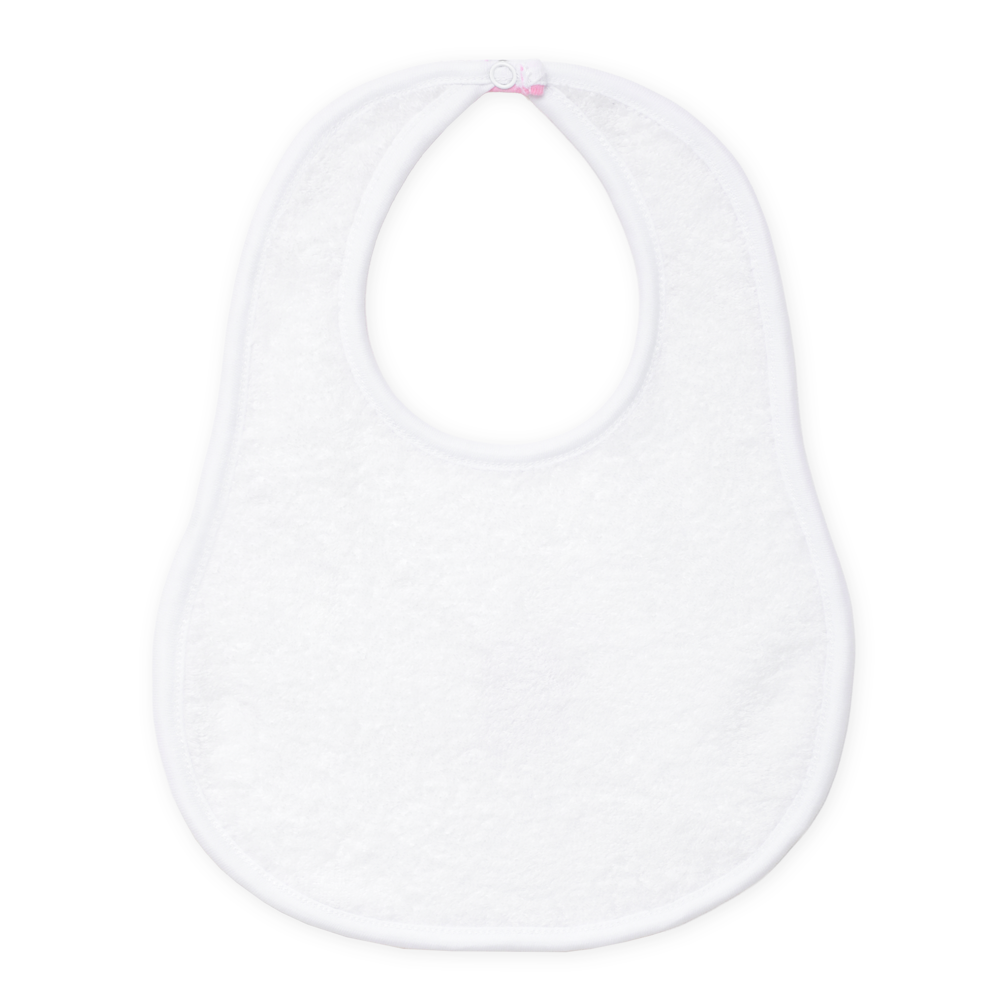 Darling Cowboy Boots Hand-Embroidered Bib - Pink