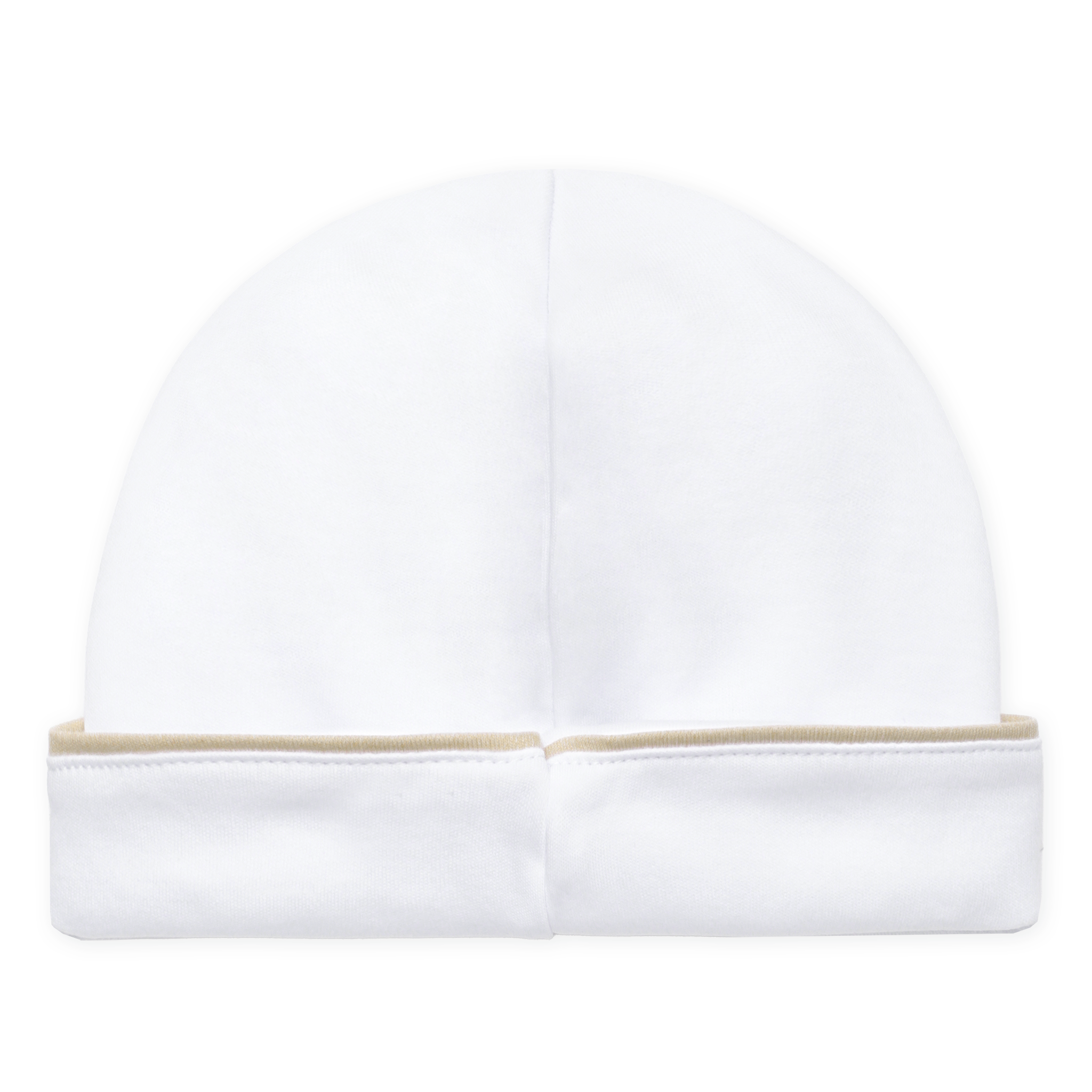 Darling Cowboy Boots Hand-Embroidered Hat - Ivory