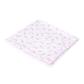 Darling Cowboy Boots Print Swaddle Blanket - Pink