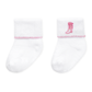 Darling Cowboy Boots Hand-Embroidered Socks - Pink
