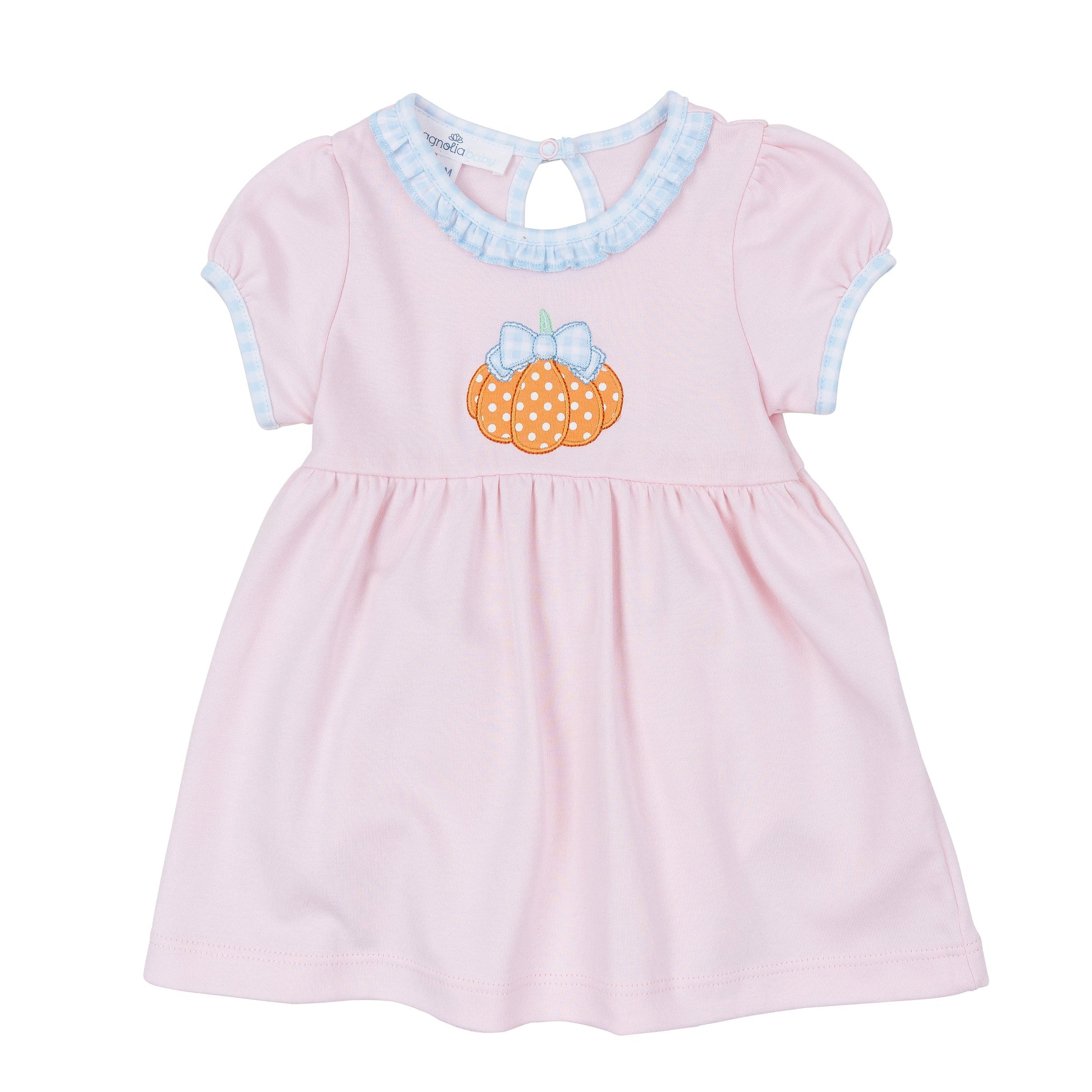 Bowtique Pumpkin Applique Dress - Magnolia Baby Girl