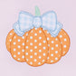 Bowtique Pumpkin Applique Ruffle Zip Footie - Magnolia Baby Girl