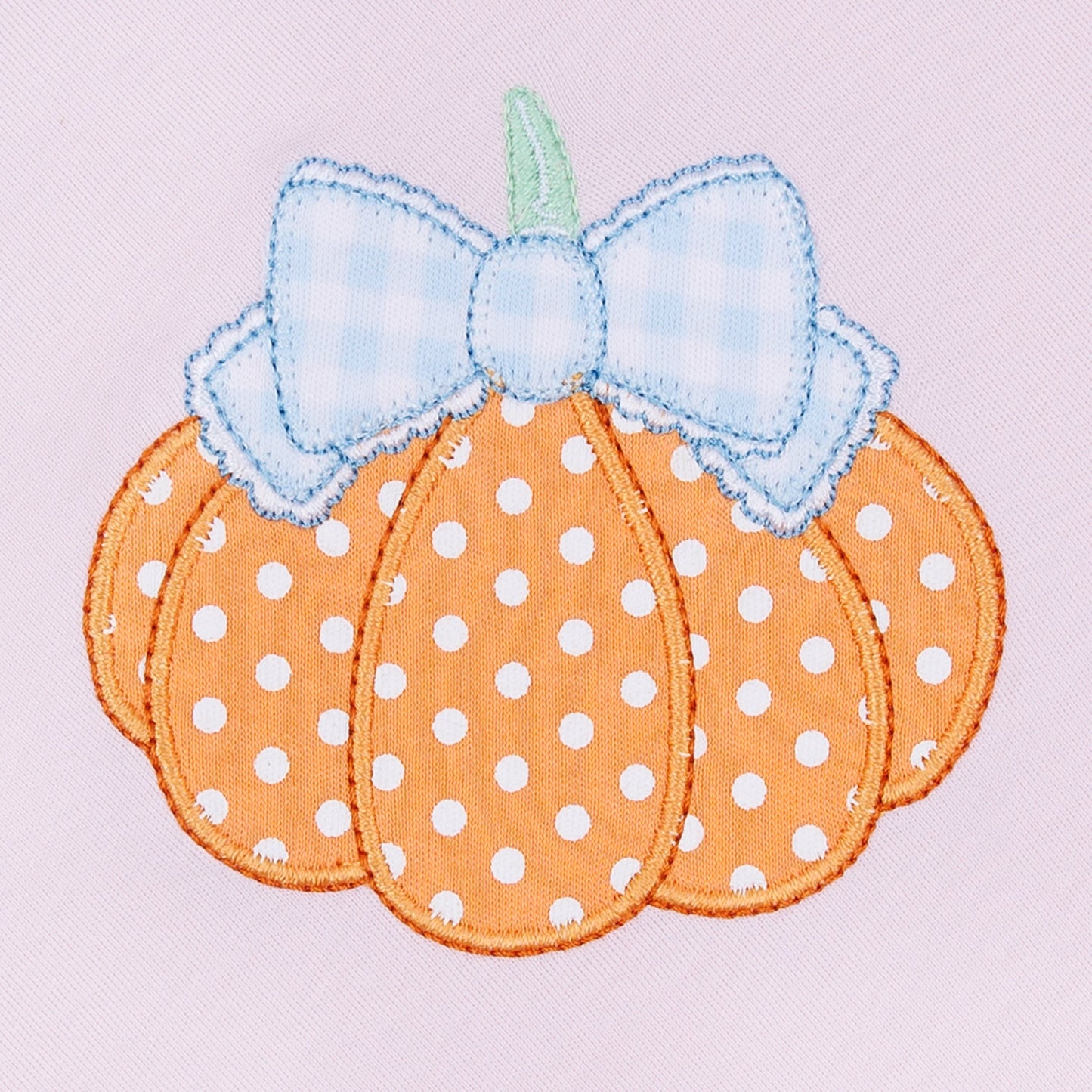 Bowtique Pumpkin Applique Collared Dress - Magnolia Baby Girl