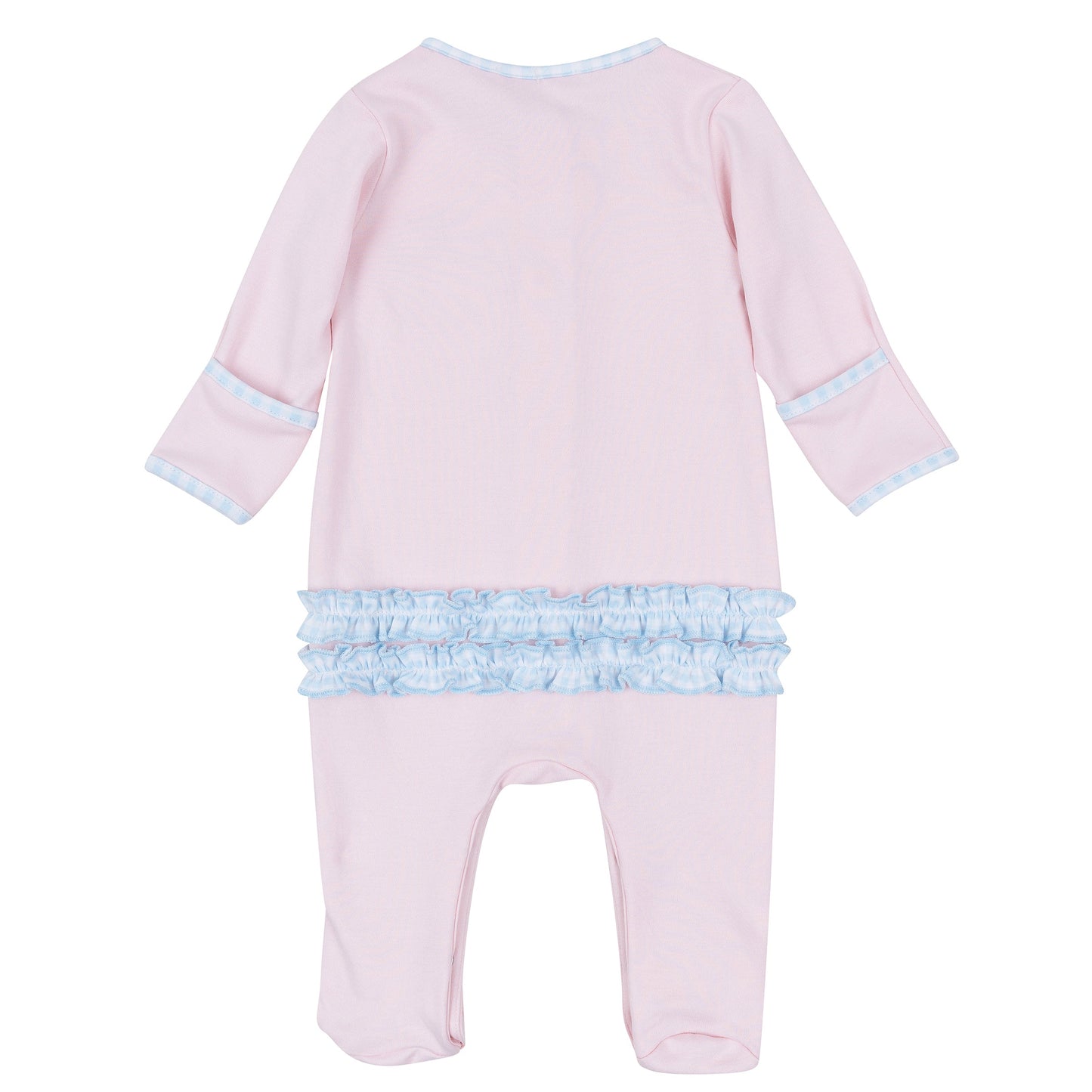 Bowtique Pumpkin Applique Ruffle Footie - Magnolia Baby Girl