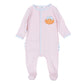 Bowtique Pumpkin Applique Ruffle Footie - Magnolia Baby Girl