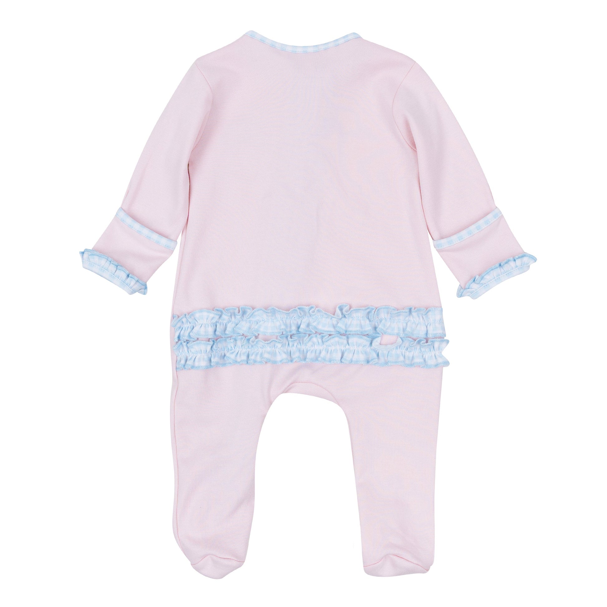 Bowtique Pumpkin Applique Ruffle Zip Footie - Magnolia Baby Girl