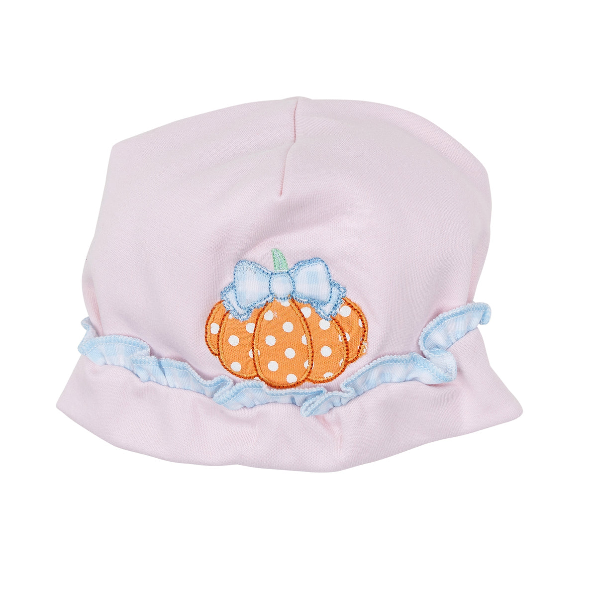 Bowtique Pumpkin Applique Ruffle Hat - Magnolia Baby Girl