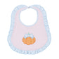 Bowtique Pumpkin Applique Ruffle Bib - Magnolia Baby Girl