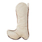 Brown Cowboy Boot Christmas Stocking