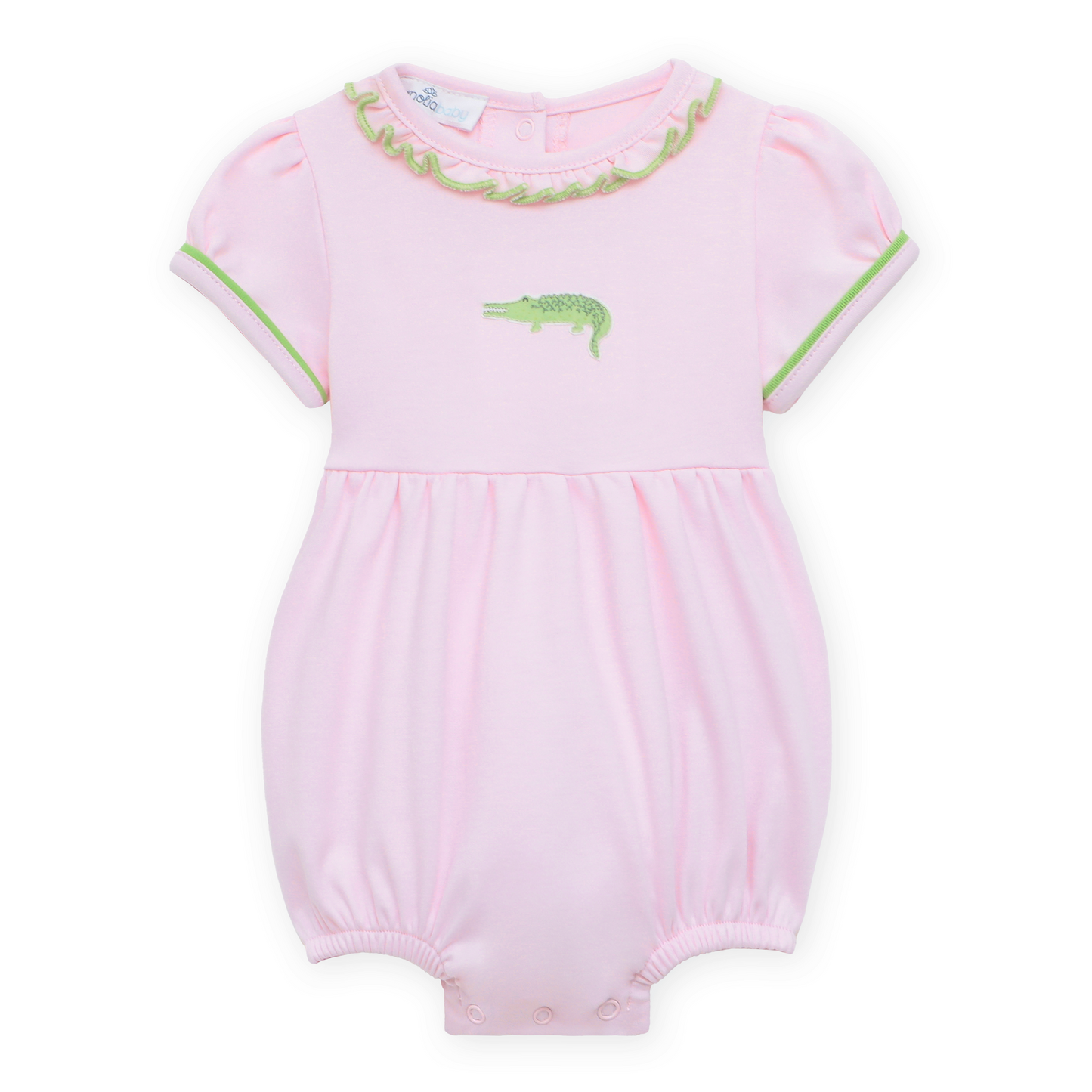 Bayou Baby Hand-Embroidered Ruffle Bubble