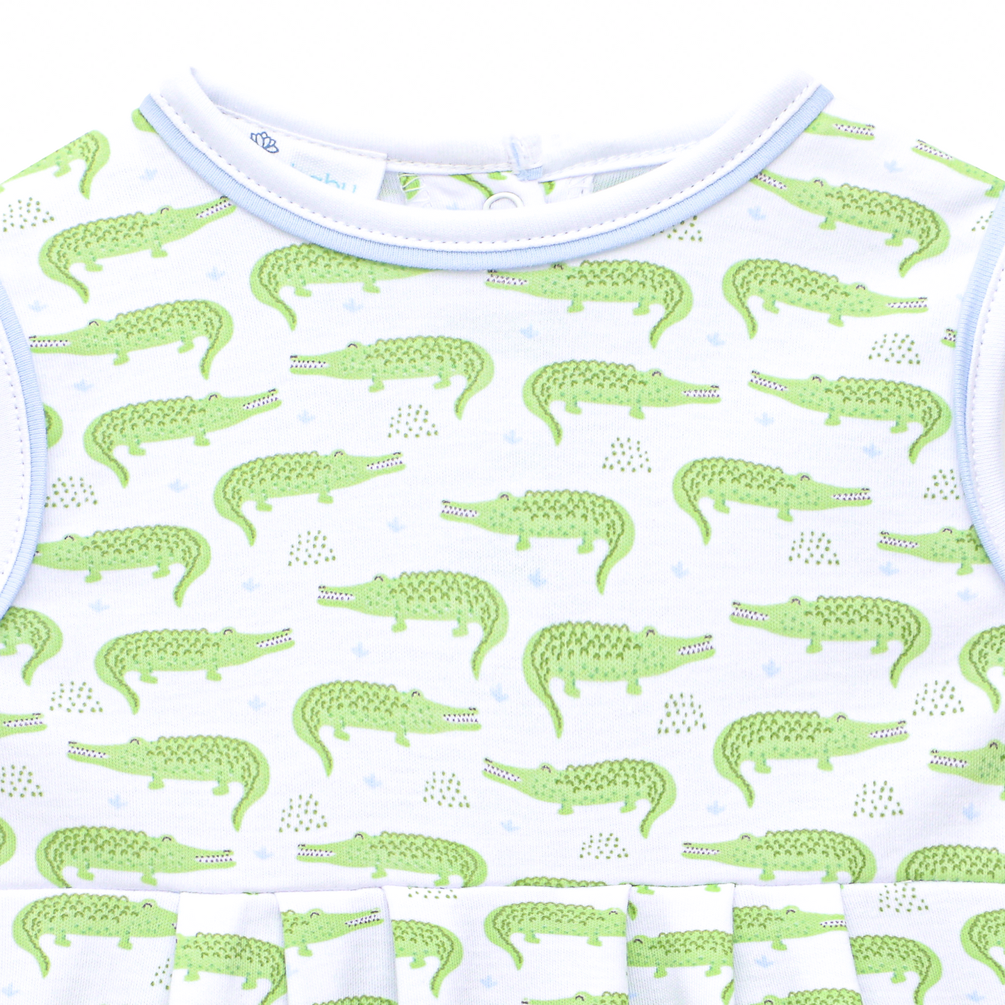 Bayou Baby Print Bubble - Light Blue