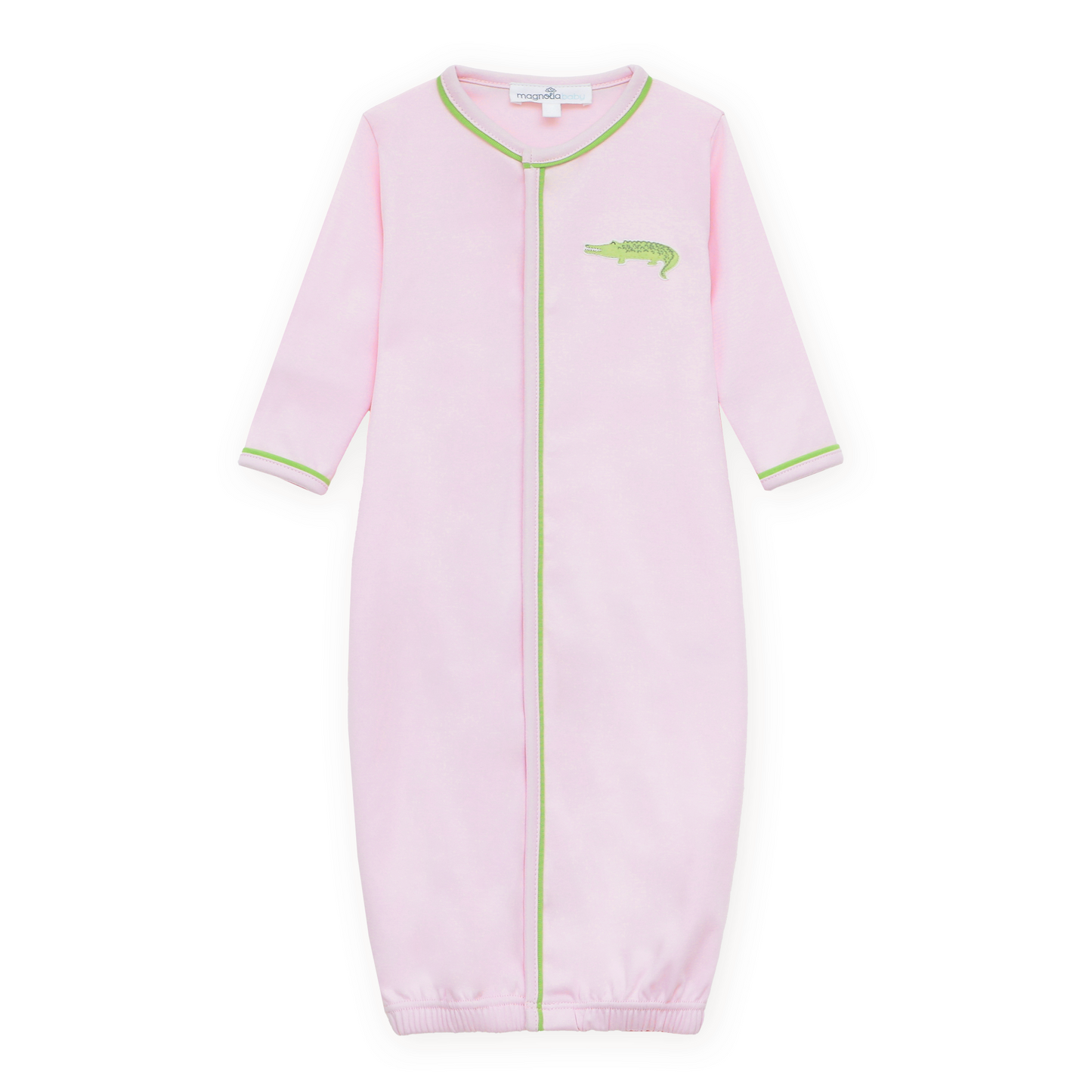 Bayou Baby Hand-Embroidered Ruffle Converter - Pink