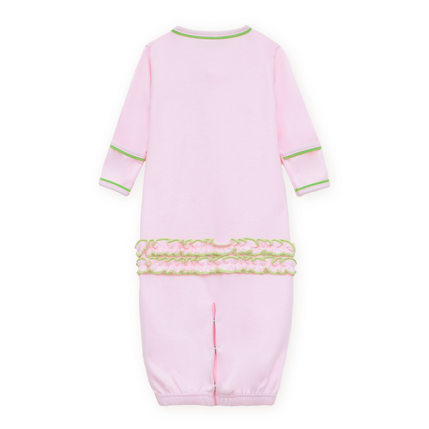 Bayou Baby Hand-Embroidered Ruffle Converter - Pink