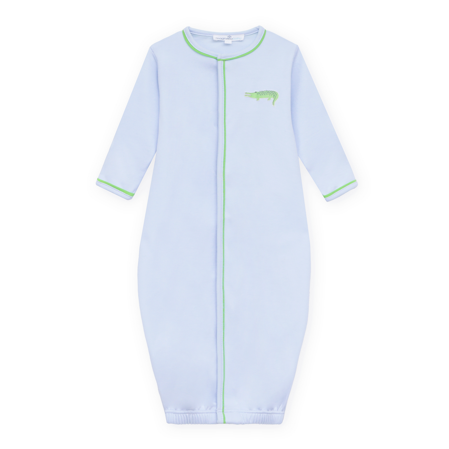 Bayou Baby Hand-Embroidered Converter - Light Blue