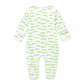 Bayou Baby Print Footie - Light Blue