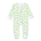 Bayou Baby Print Zip Footie - Pink