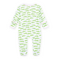 Bayou Baby Print Zip Footie - Pink