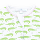 Bayou Baby Print Zip Footie - Pink