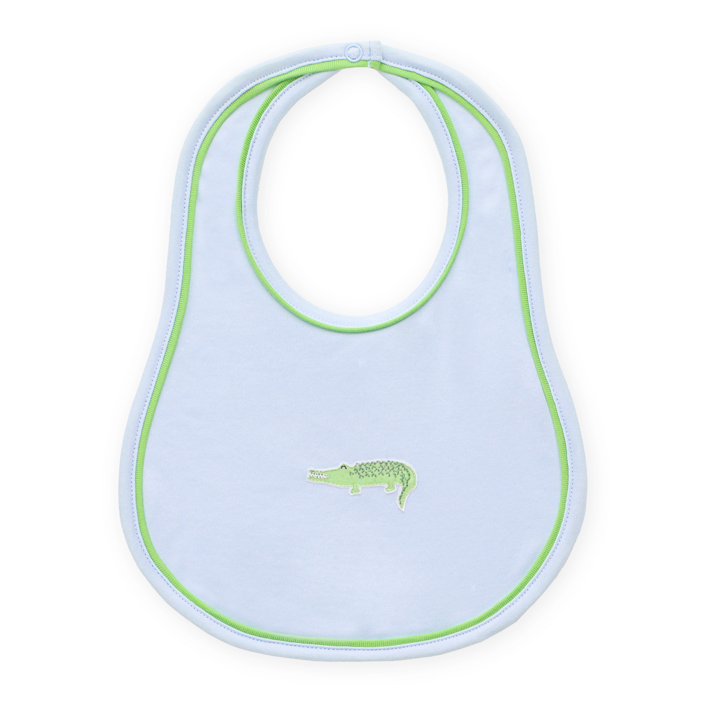 Bayou Baby Bib - Light Blue