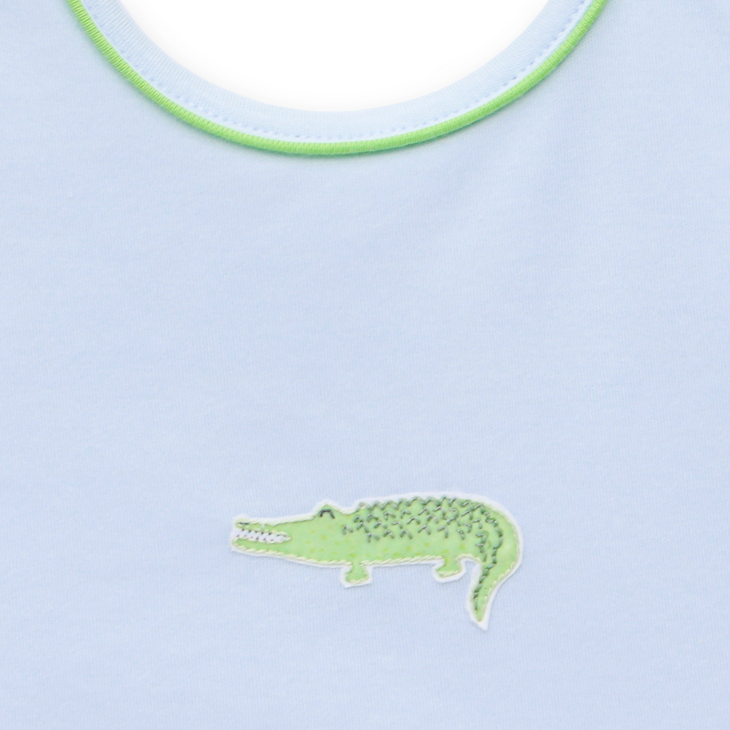 Bayou Baby Bib - Light Blue