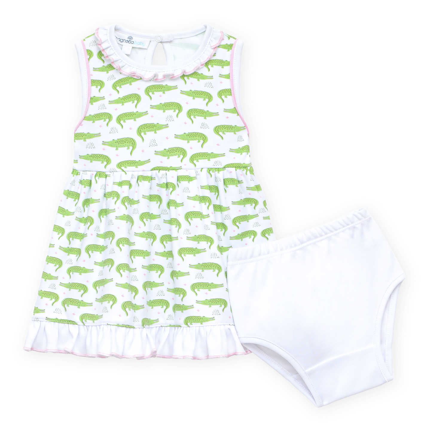 Bayou Baby Print Dress - Pink