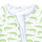 Bayou Baby Print Zip Playsuit - Light Blue