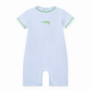 Bayou Baby Short Playsuit - Light Blue