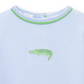Bayou Baby Short Playsuit - Light Blue