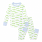 Bayou Baby Long Pajamas - Light Blue