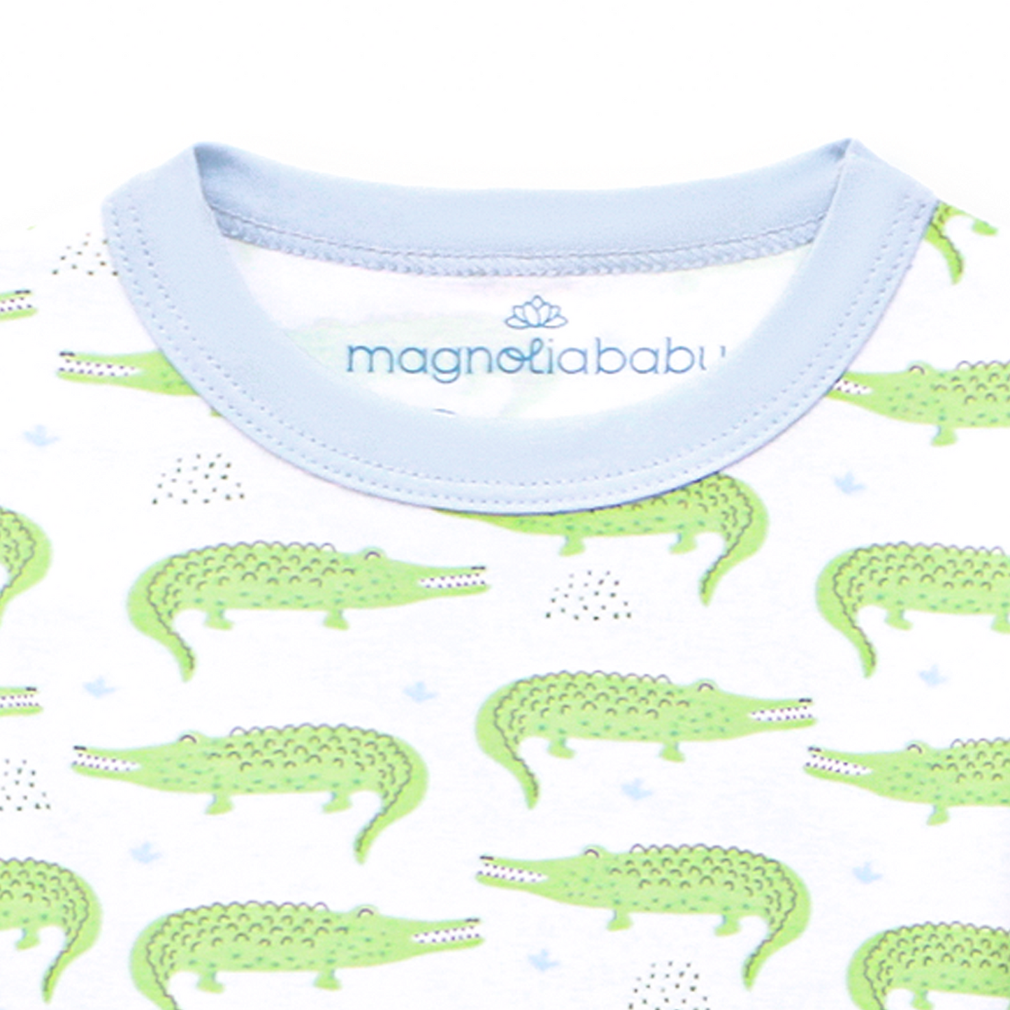 Bayou Baby Long Pajamas - Light Blue