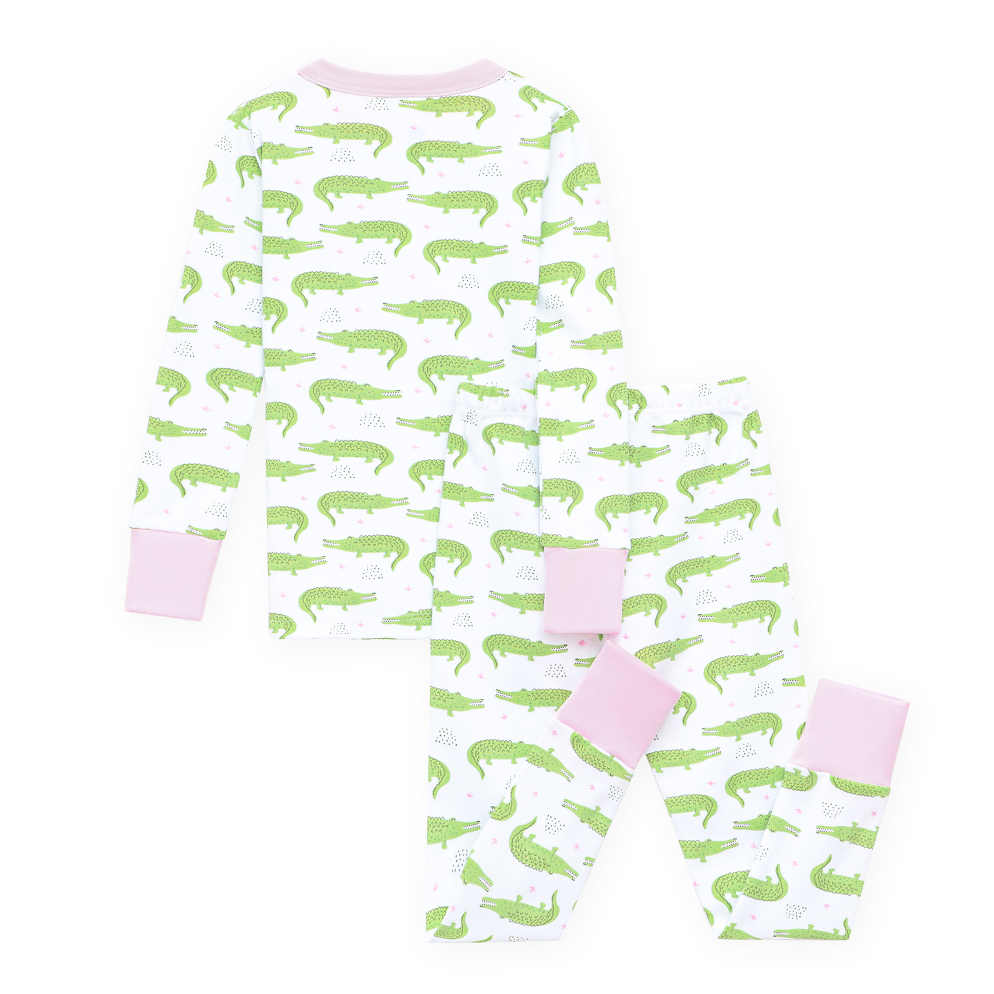 Bayou Baby Long Pajamas - Pink
