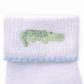 Bayou Baby Hand-Embroidered Socks - Light Blue