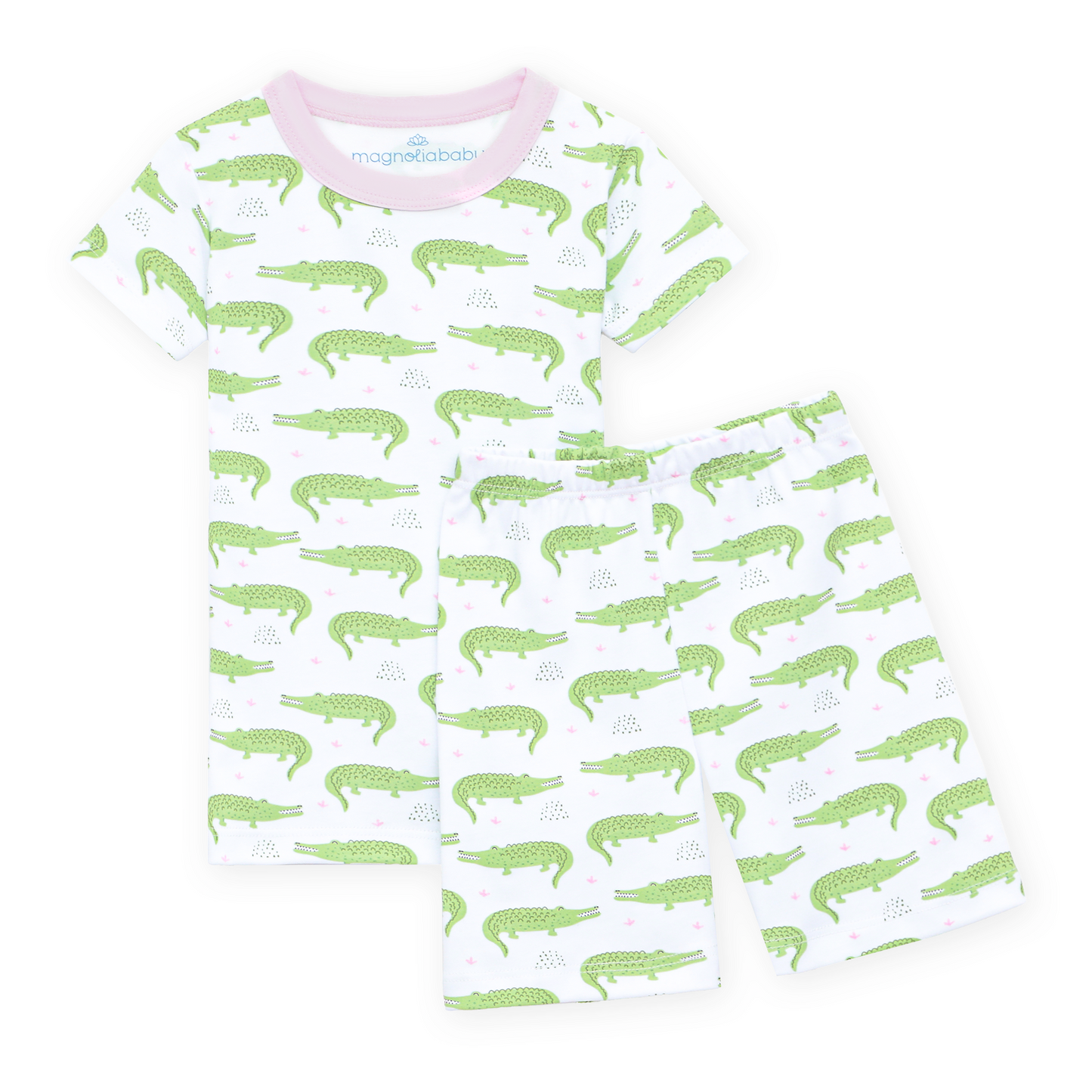Bayou Baby Short Pajamas - Pink