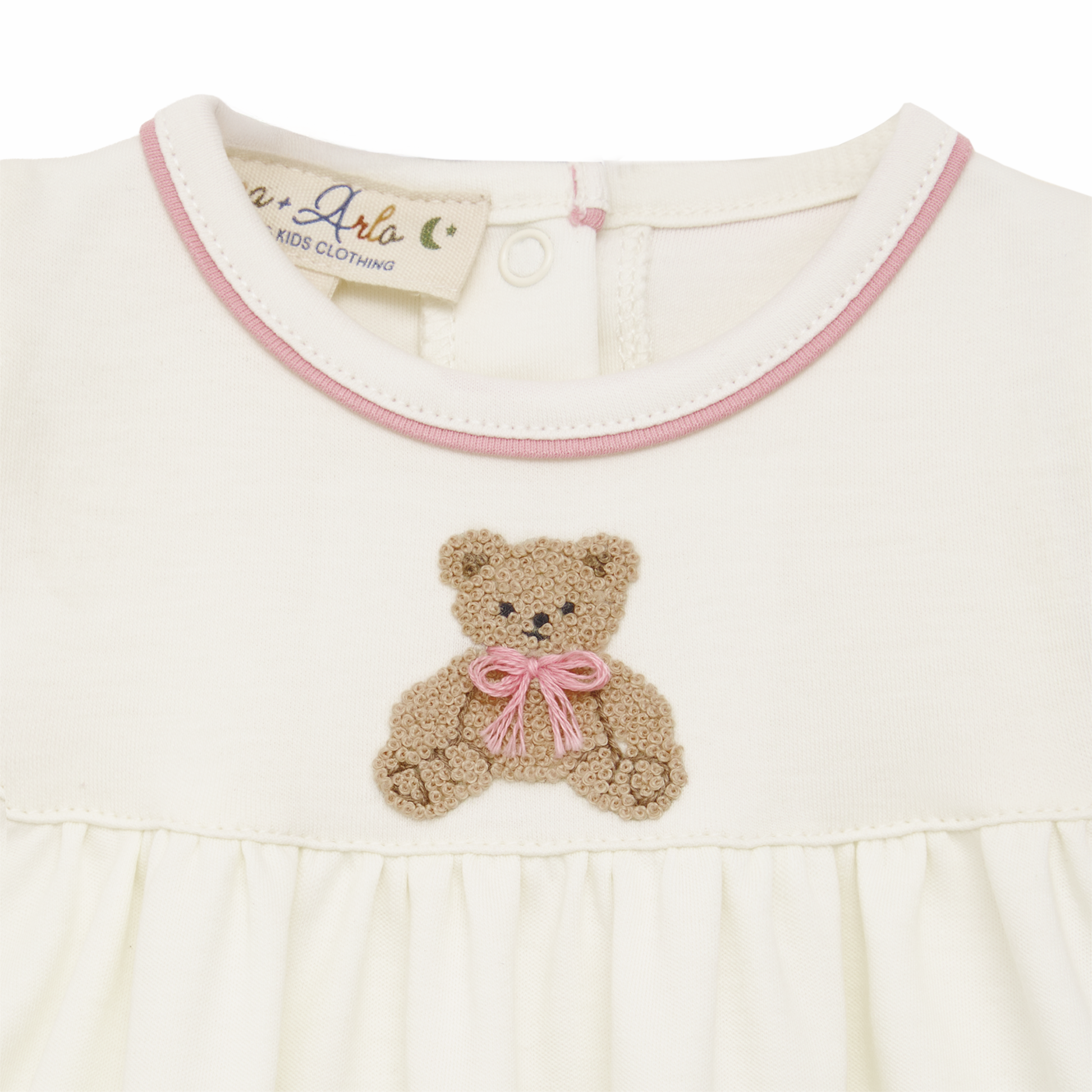 Bear Hugs Bubble - Dusty Rose - Luna and Arlo Girl