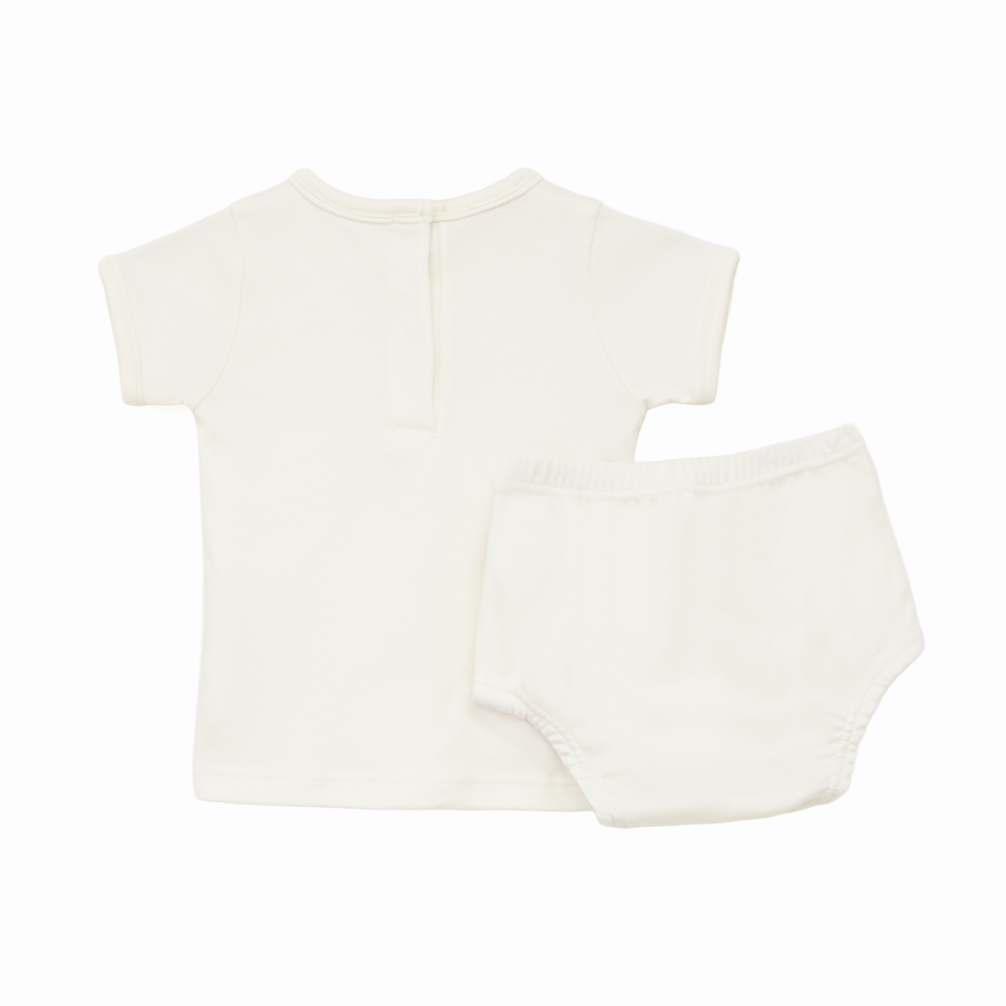 Bear Hugs Diaper Cover Set - Ivory - Luna and Arlo Unisex