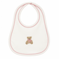 Bear Hugs Bib - Dusty Rose - Luna and Arlo Girl