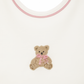 Bear Hugs Bib - Dusty Rose - Luna and Arlo Girl