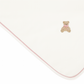 Bear Hugs Receiving Blanket - Dusty Rose - Luna and Arlo Girl