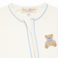Bear Hugs Zip Playsuit - Sky - Luna and Arlo Boy