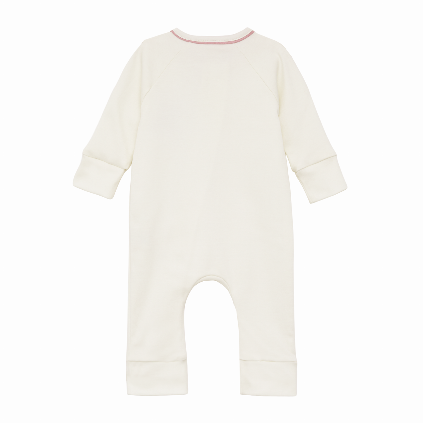 Bear Hugs Zip Playsuit - Dusty Rose - Luna and Arlo Girl