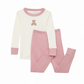Bear Hugs Long Pajamas - Dusty Rose - Luna and Arlo Girl
