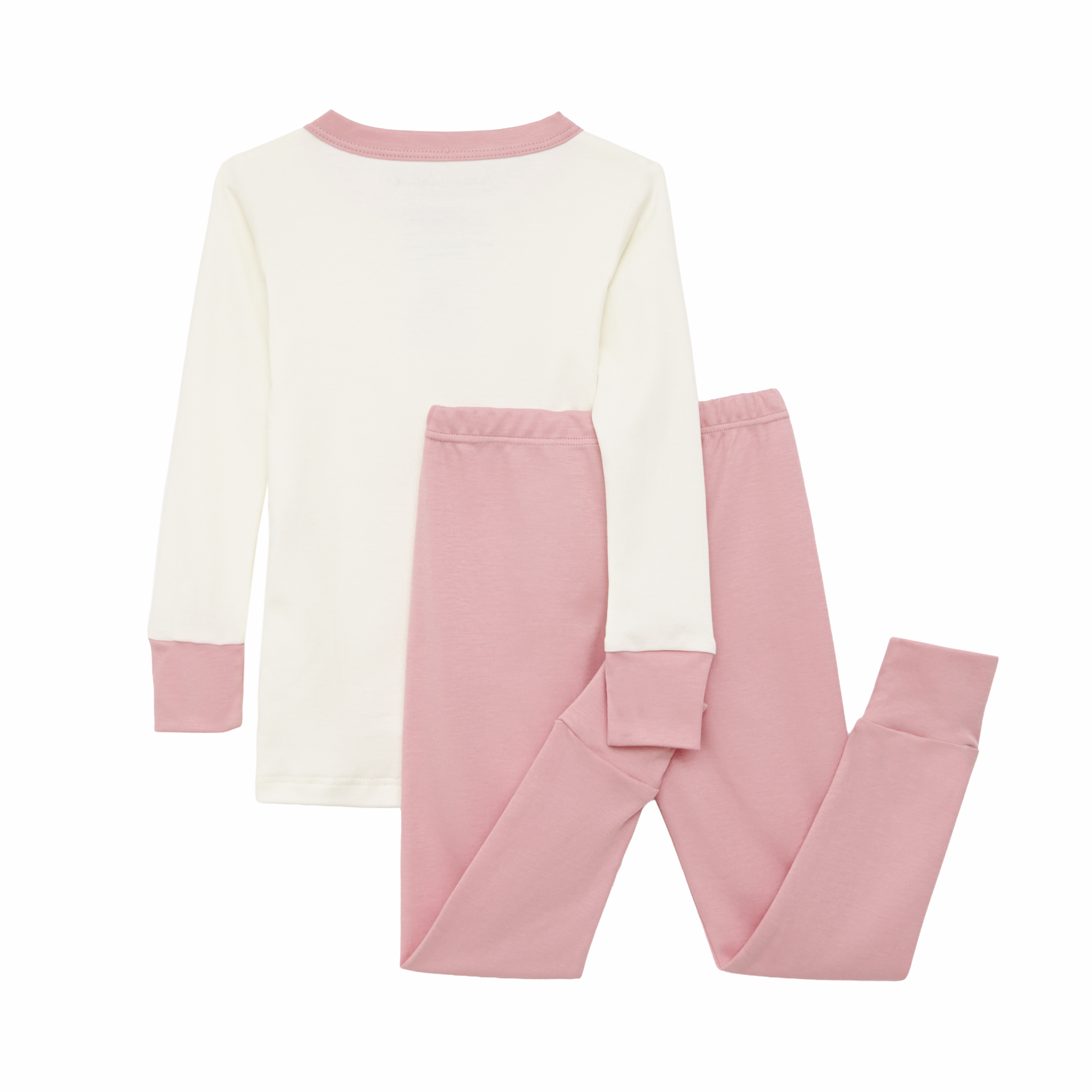 Bear Hugs Long Pajamas - Dusty Rose - Luna and Arlo Girl